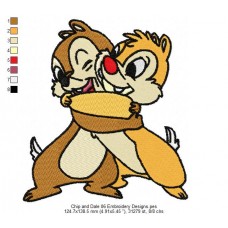 Chip and Dale 06 Embroidery Designs